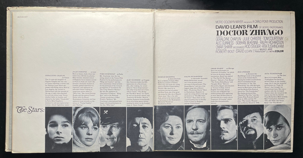 Виниловая пластинка Maurice Jarre ‎– Doctor Zhivago LP