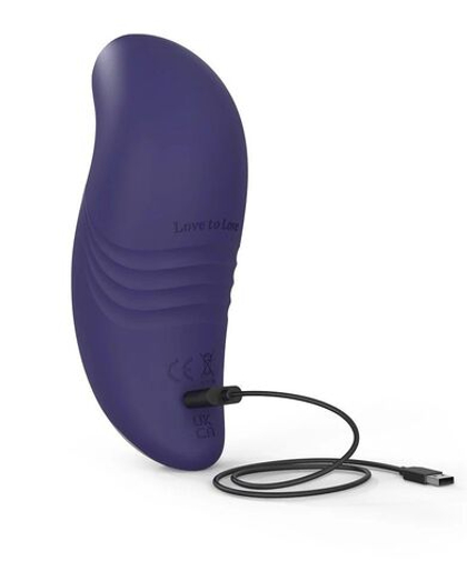 Темно-синий вакуум-волновой стимулятор Believer