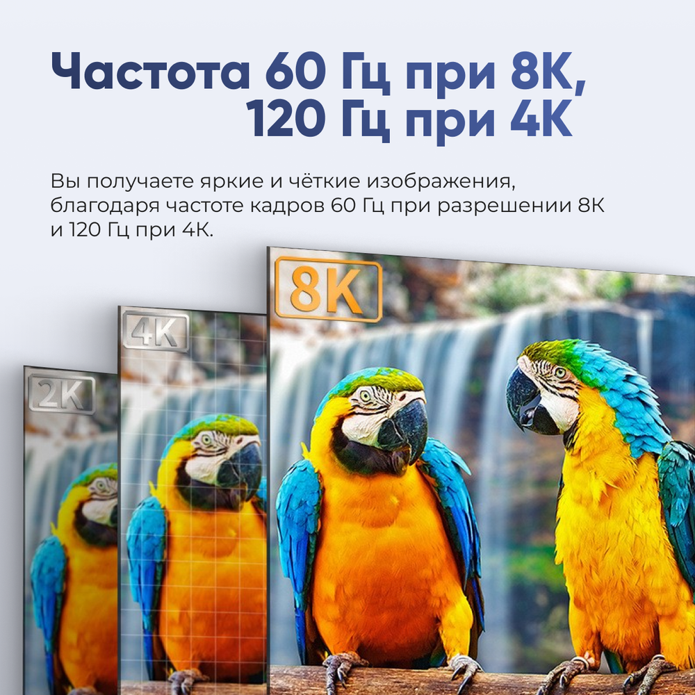 Кабель ARLogia HDMI 8K оплётка ПВХ 20М