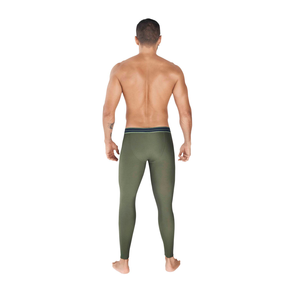 Мужские легинсы хаки Clever Moda IDEAL LONG JOHNS 037210