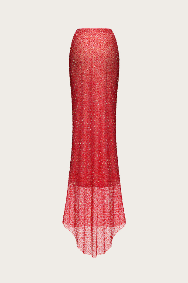 ЮБКА-МАКСИ, РАСШИТАЯ ПАЙЕТКАМИ ВРУЧНУЮ