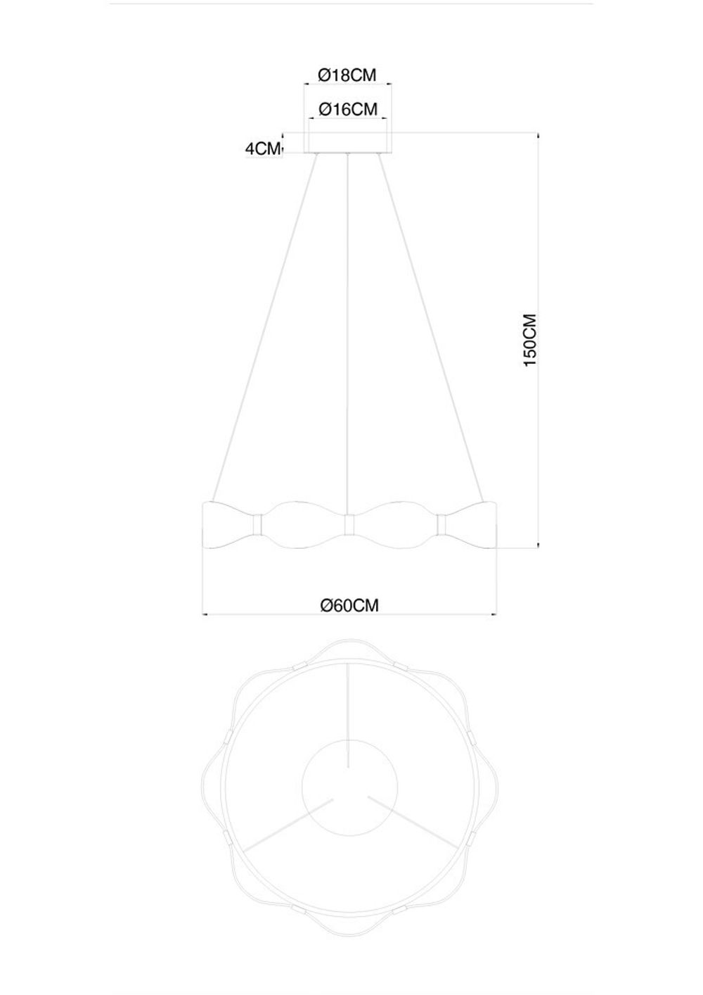 Подвесная люстра Arte lamp
