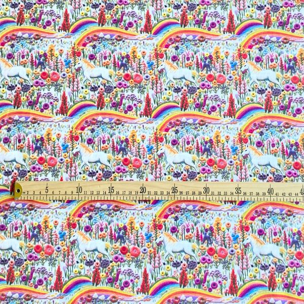 ИМИТАЦИЯ ЦВЕТОЧНОЙ ВЫШИВКИ #4, 100% хлопок Handmade Fabrics 2