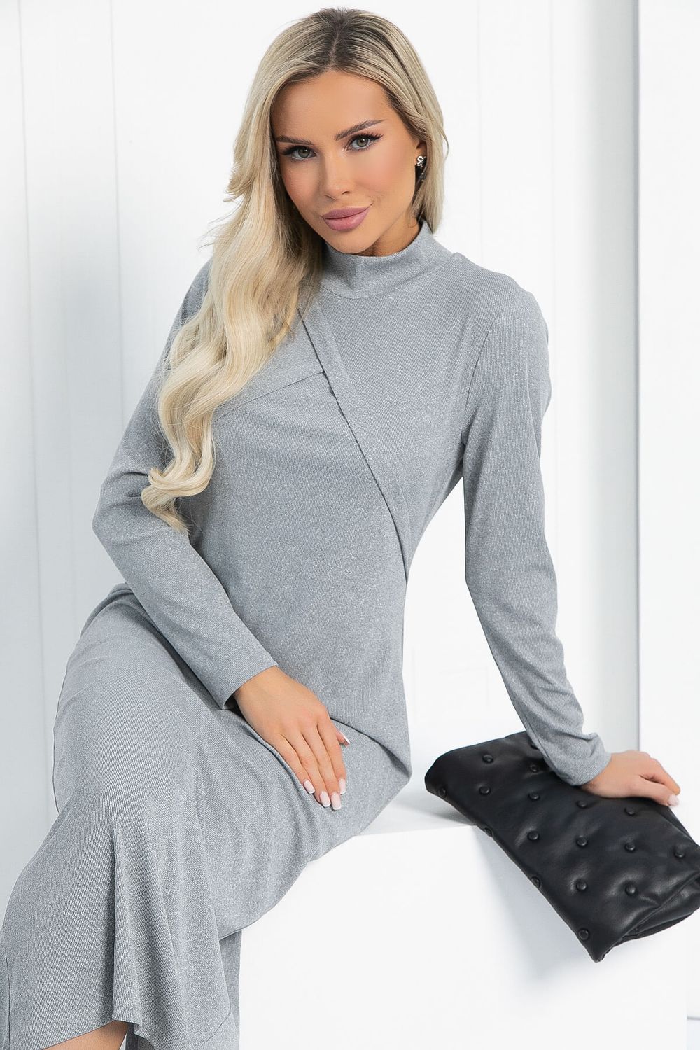 Платье Особенно прекрасна (серое) П12817-30М LT Collection