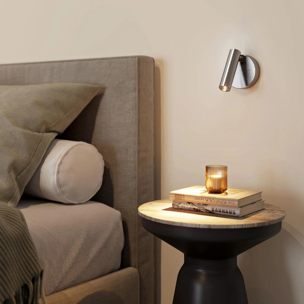 Светильник SP-BED-NB-R90-3W Warm3000 (NI, 20 deg, 230V) (Arlight, IP20 Металл, 3 года) 034074