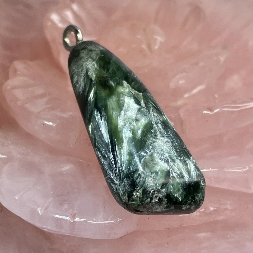 56592  Серафинит Кулон 34мм