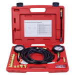 Манометр для измерения давления масла, 2 манометра 7 и 35 бар, комплект адаптеров МАСТАК 120-20023C