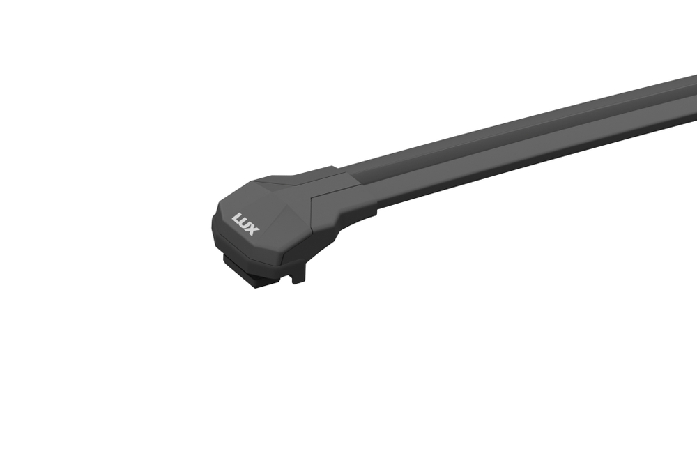 Багажник на рейлинги для Toyota Avensis I универсал (1998-2002) LUX CONDOR, с замком, черный, арт.606961+607081