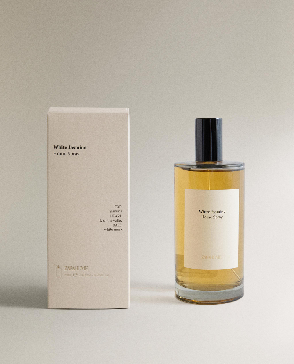 Zara Home Ароматический спрей для дома White Jasmine 200 мл, освежитель, аромат цветочный