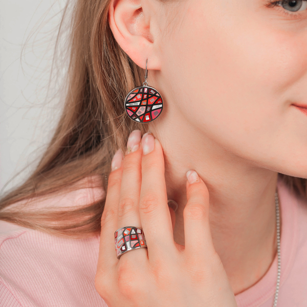 Серьги Fiore Luna AE00230-15 R/S