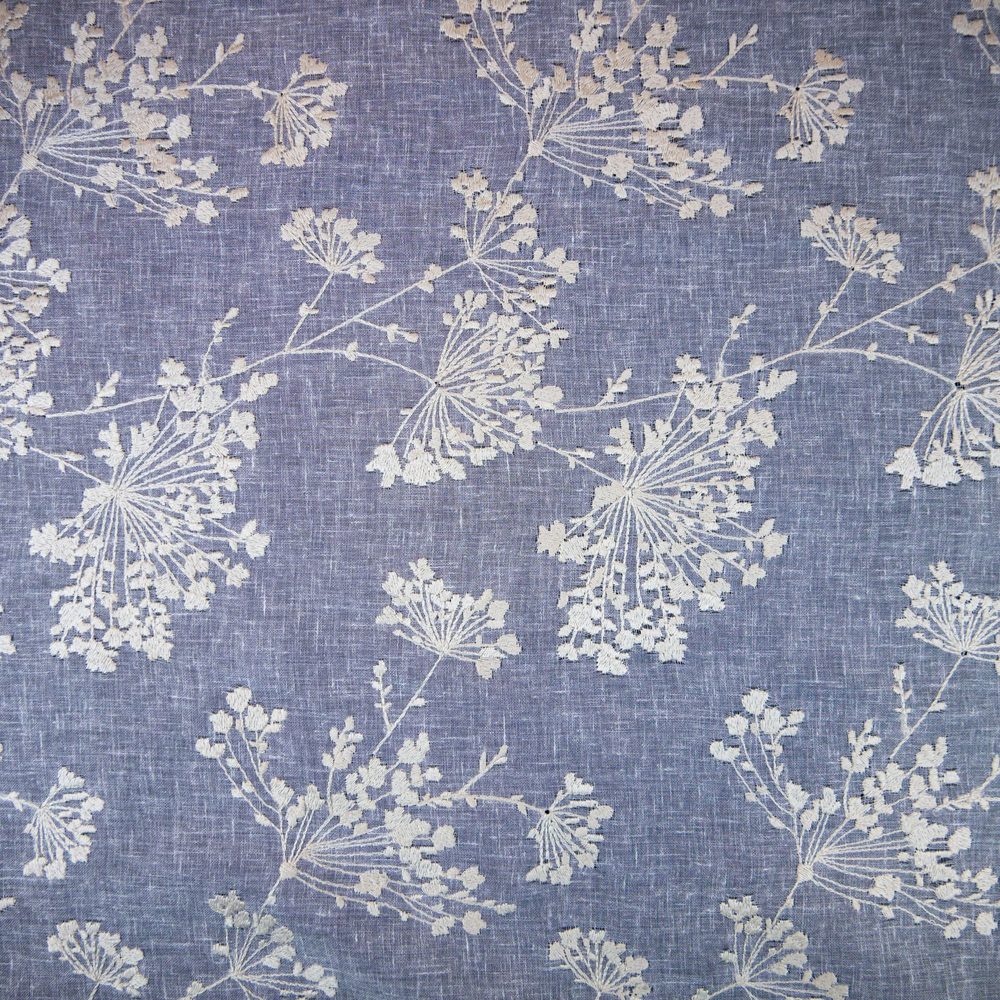 Тюль с вышивкой на нежном батисте Vistex арт. Aneto col. beige (высота 300 см, Турция)