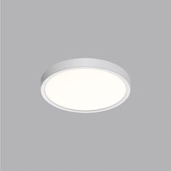 7659/18L MITRA LED SN 551 Светильник пластик/белый LED 18Вт 3000/4000K D230 IP40 ALFA WHITE