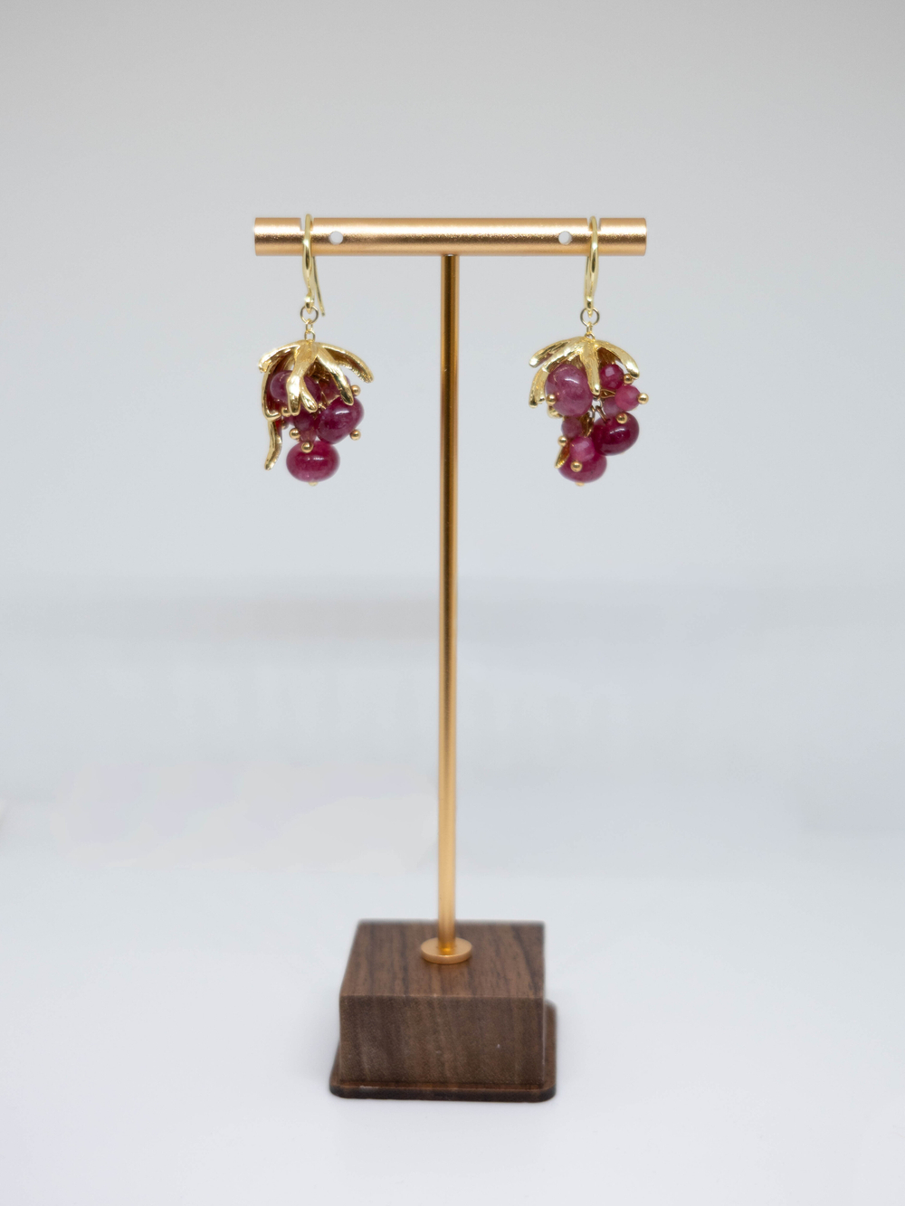 Серьги из турмалина