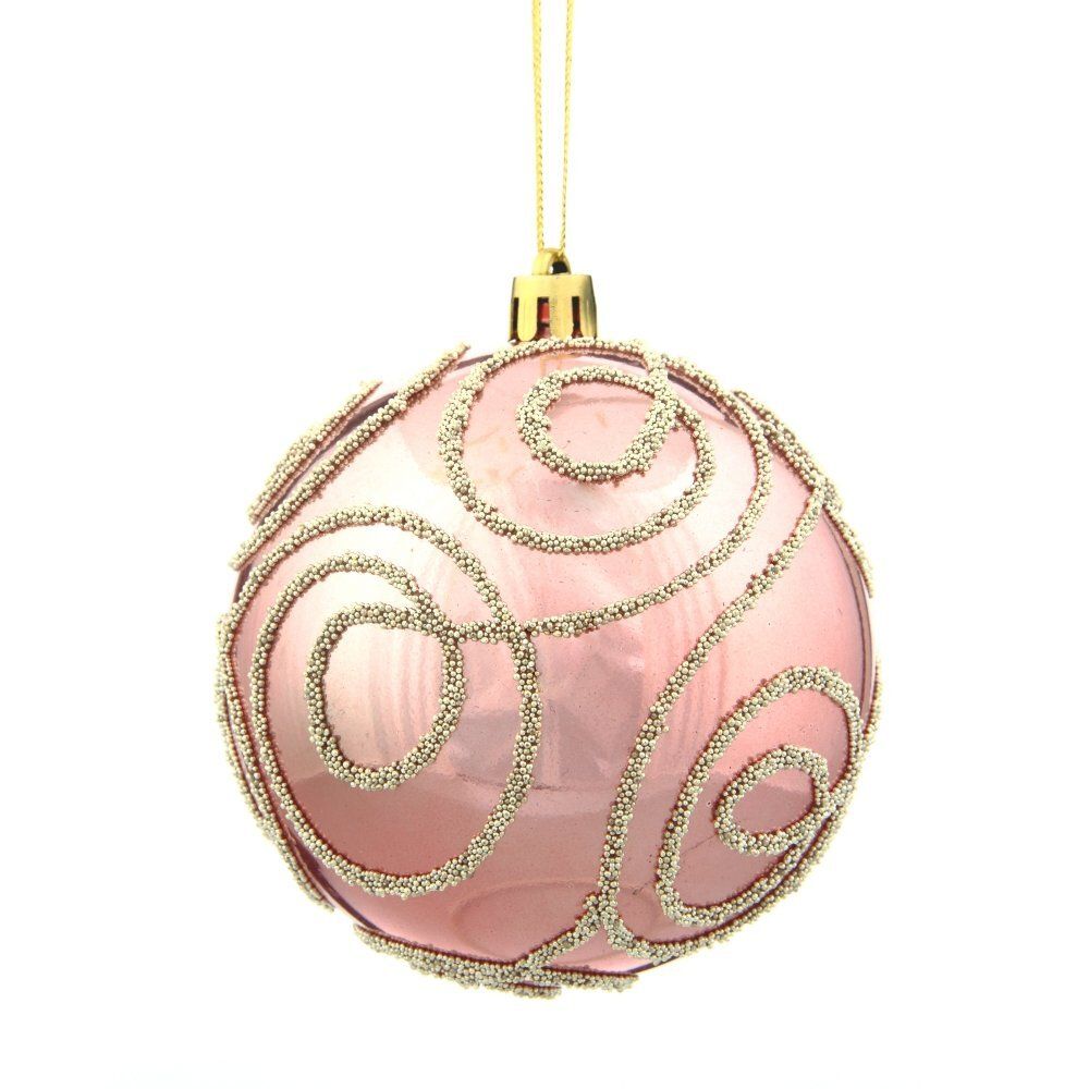 GAEM Набор из 12шт Украшение новогоднее Шар "Волшебный завиток", D 8 см, L35 W27 H9 см