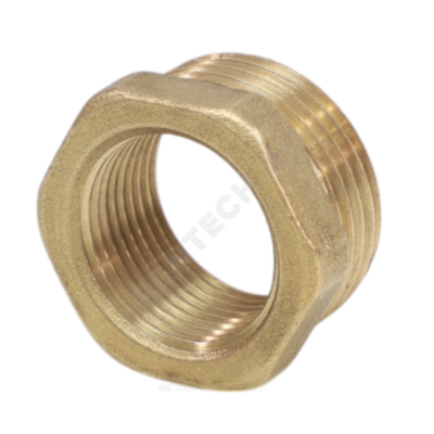 Футорка латунь Ду 15х10 (1/2"х3/8") НР/ВР VALFEX VF.581.L.012.038