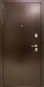 Входная дверь Метал-Метал Сотка Медь: Размер 2050/860-960, открывание ЛЕВОЕ