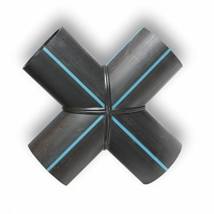 Крестовина сегментная (сварная) ПЭ100 SDR17 d140 90гр.