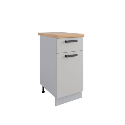 Кухня Модуль С1ЯШ 400 Ройс Бежевый Скин