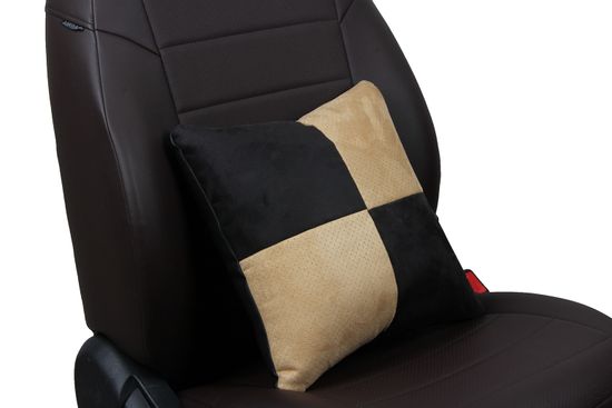 Автомобильная подушка в салон из алькантары