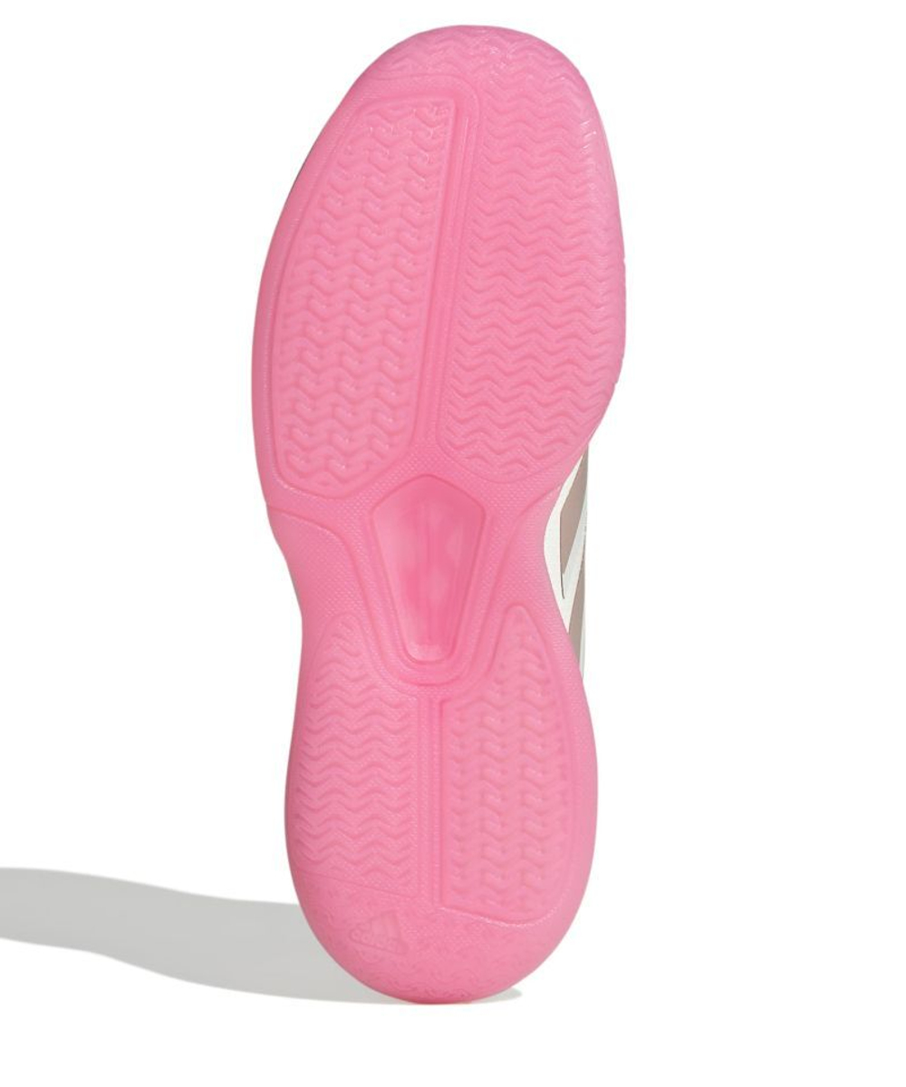 Женские Кроссовки теннисные Adidas Avaflash - core white/silver metallic/lucid pink