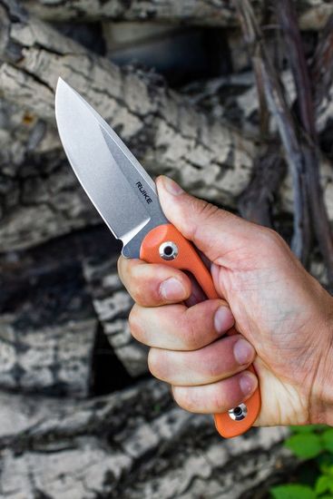 Складной нож Ruike Hornet F815 оранжевый c клинком из стали Sandvik™ 14C28N, рукоять G10