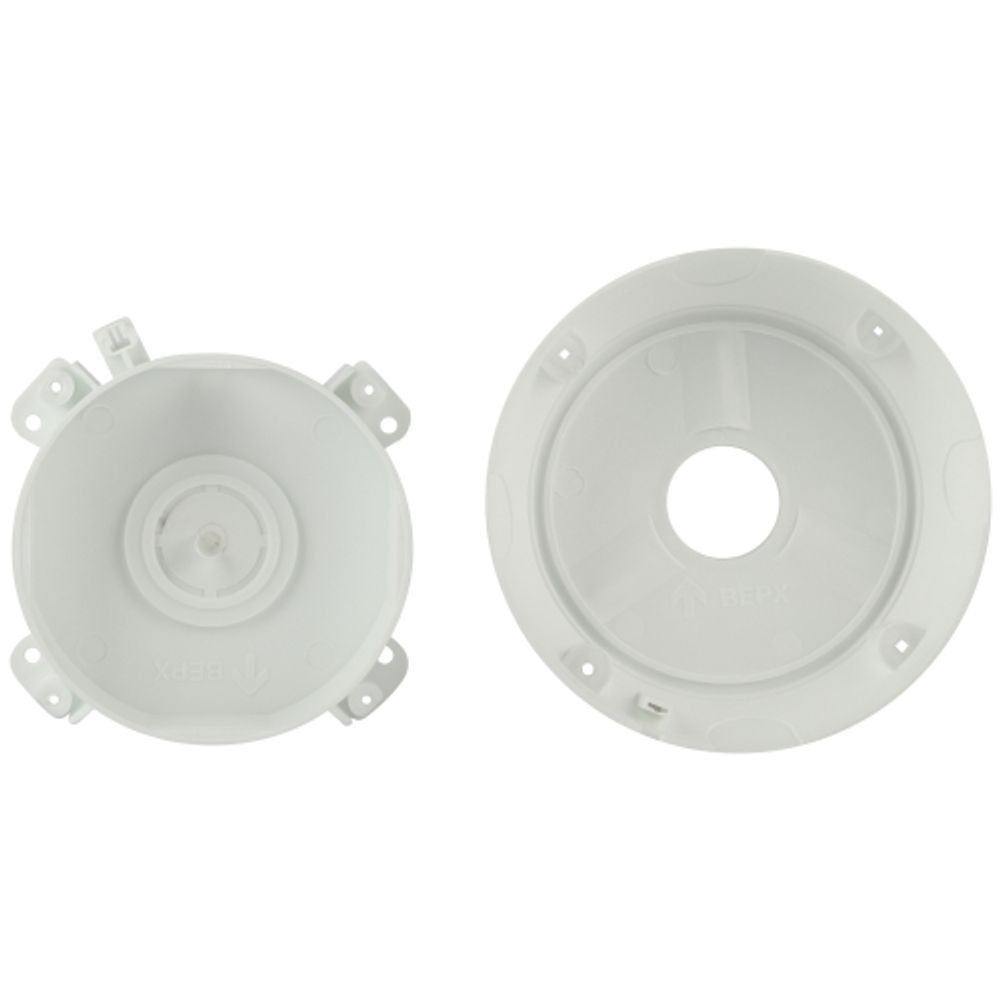 Коробка монтажная ЭРА KOR-MV-131-41.5-W-55 для камер видеонаблюдения белая 131х41,5мм IP55 | Коробки монтажные для камер видеонаблюдения