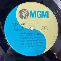 Винтажная виниловая пластинка LP Connie Francis Greatest Hits (Japan 1973) (No Obi) Looking For Love