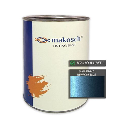 Автоэмаль makosch/SUBARU 64Z, Базовая эмаль. голубой, перламутр, 800мл.