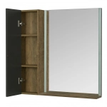 Модуль для зеркала AQUATON Терра 24 подвесной, дуб кантри/антрацит (1A247403TEKA0)