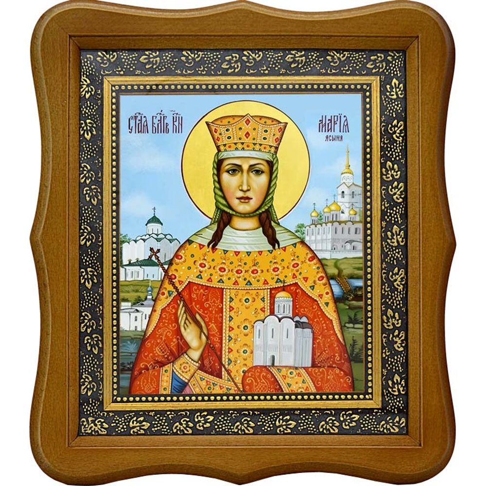 Мария Ясыня, Великая княгиня Владимирская. Икона на холсте.