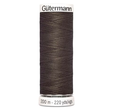 Нить Sew-All 200 м, Gutermann, 480 орехово-коричневый