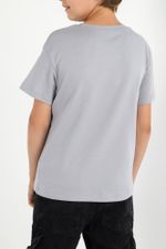 Фуфайка (футболка) для мальчика Кэш-2 Виотекс СВЕТЛО-СЕРЫЙ