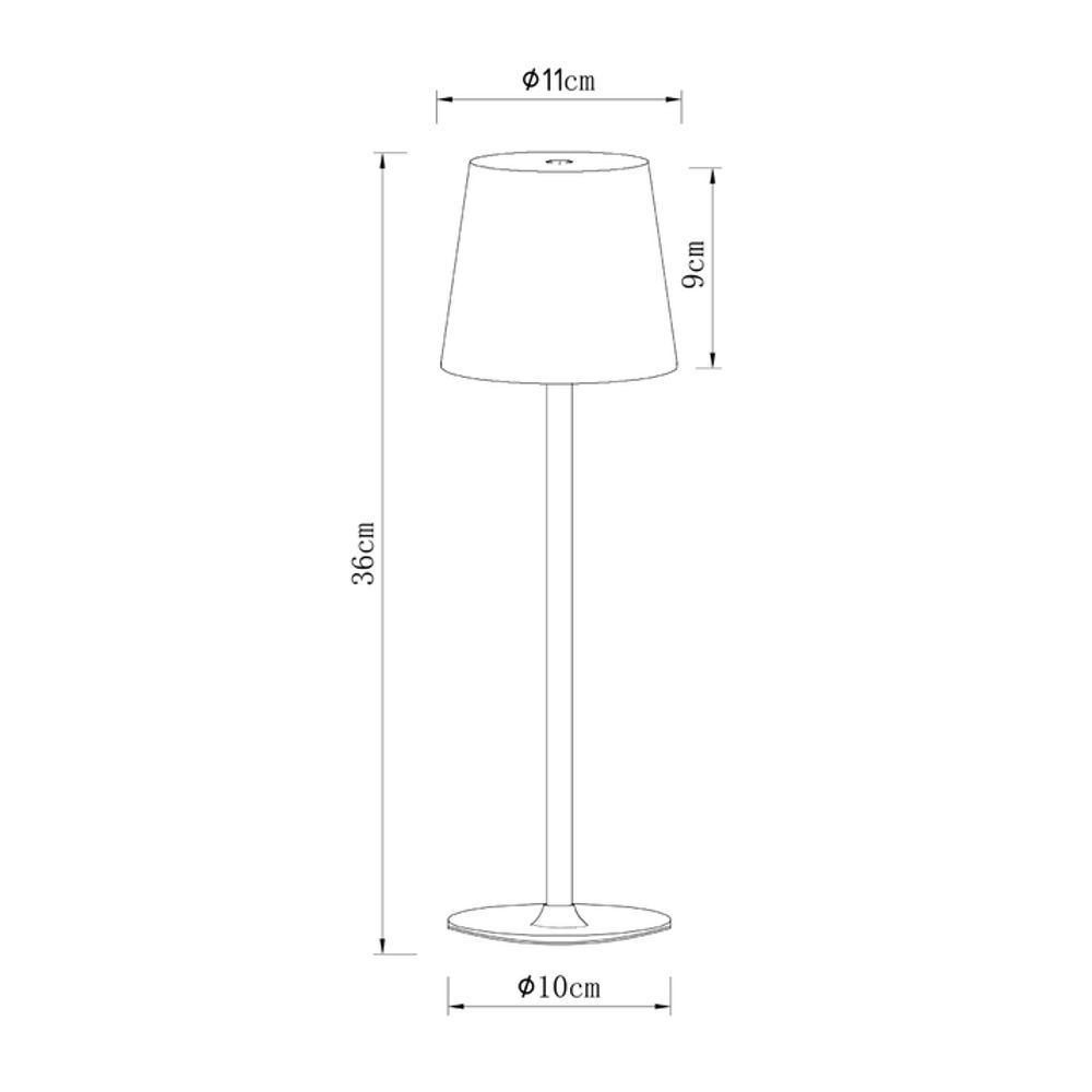 Уличный настольный светильник Arte Lamp