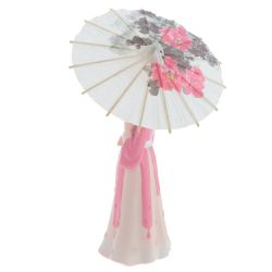 GAEM Фигурка декоративная "Гейша", L15 W15 H25 см, 2в.