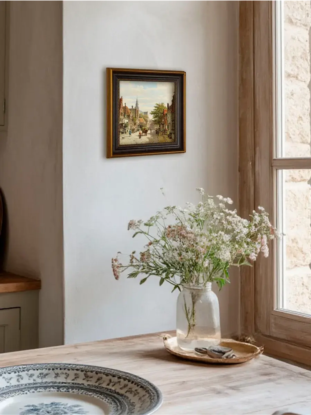 Картина серии "Голландия" настенная для интерьера 26*26 см