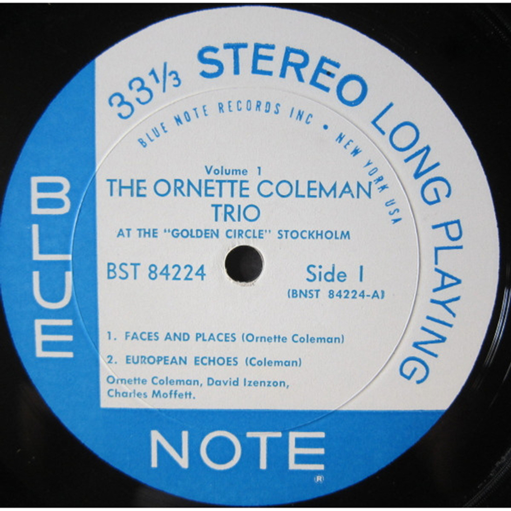 The Ornette Coleman Trio / At The Golden Circle Stockholm, Volume One (LP)