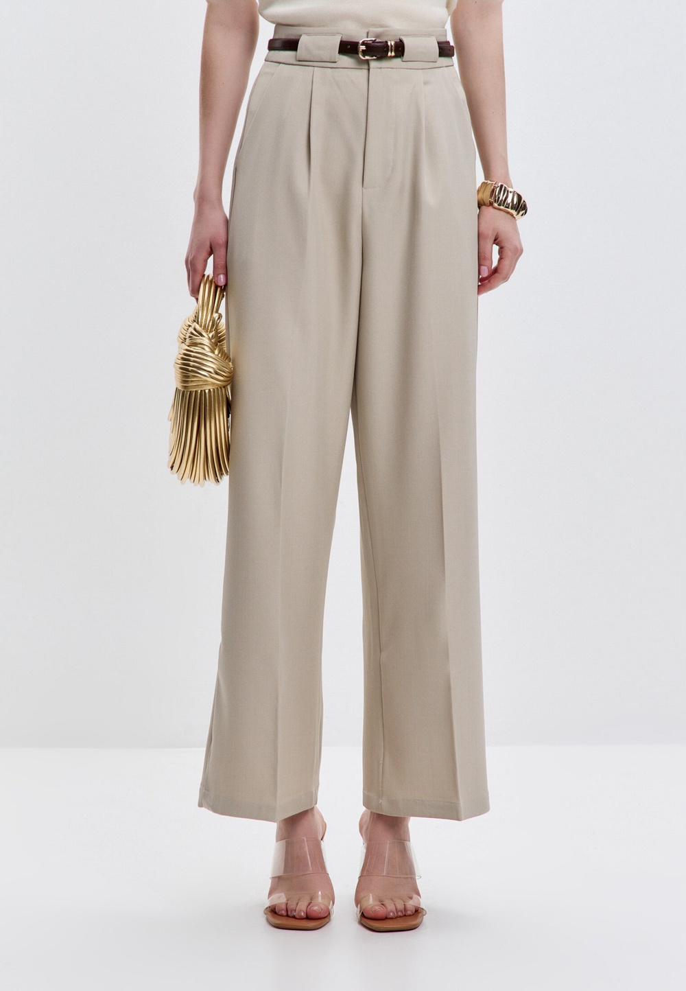 Брюки палаццо