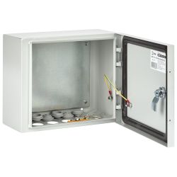 Корпус металлический ЭРА ЩМП-2.3.1 (250х300х150) IP54 У2 серый | Корпуса металлические с монтажной панелью