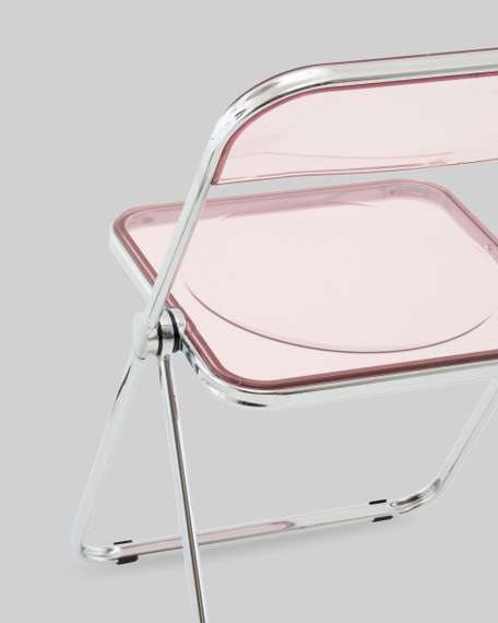 Стул Fold Pink складной розовый