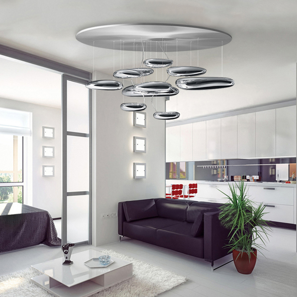 Ceiling design lamp  Mercury by Artemide (6 lampshades)