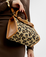 Сумка 680 17 леопард рыжий