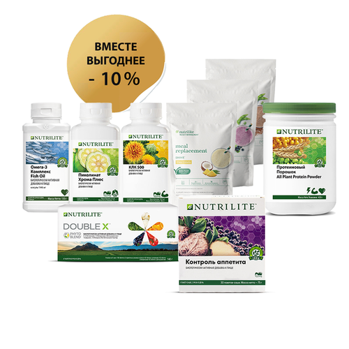 Набор Снижение и контроль веса Mix со вкусами: Ваниль, Шоколад, Ягоды