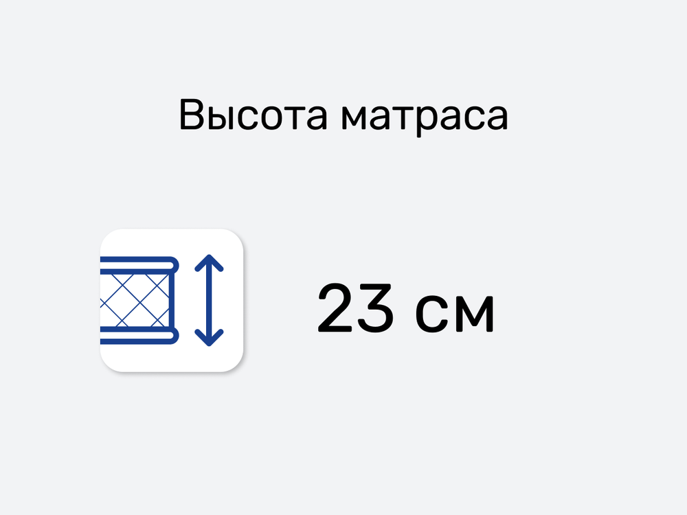 Матрас АСКОНА ВИКИНГ РАГНАР (IKEA HOVAG), 200*160 см, 23 см