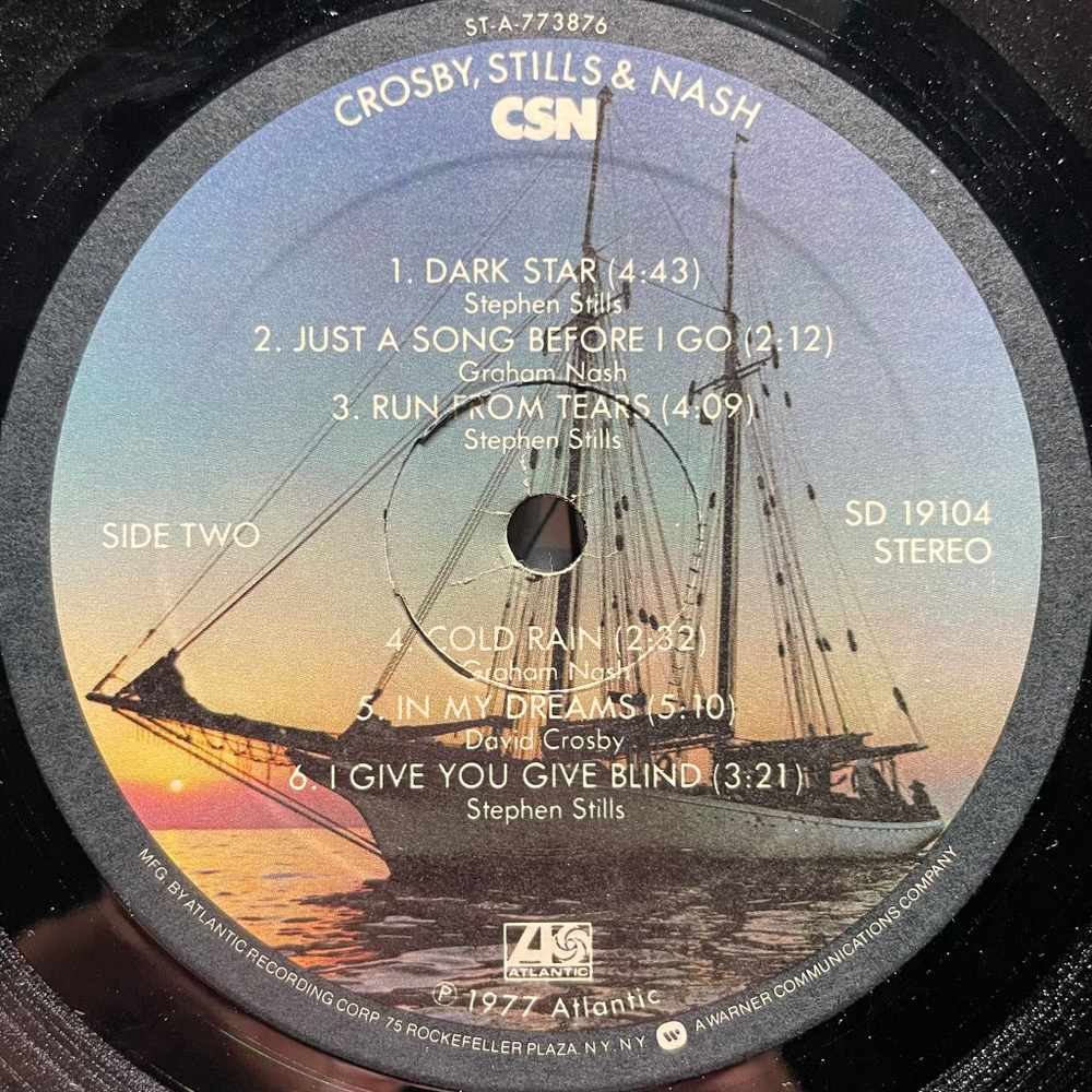 Crosby, Stills & Nash ‎– CSN (США 1977г.)
