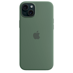 Силиконовый чехол с поддержкой MagSafe Apple Silicone Case для iPhone 15 Plus, Cypress (Кипарис)