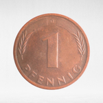 Germany, 1 Pfennig, 1982, (Munich Mint - "D"), VF