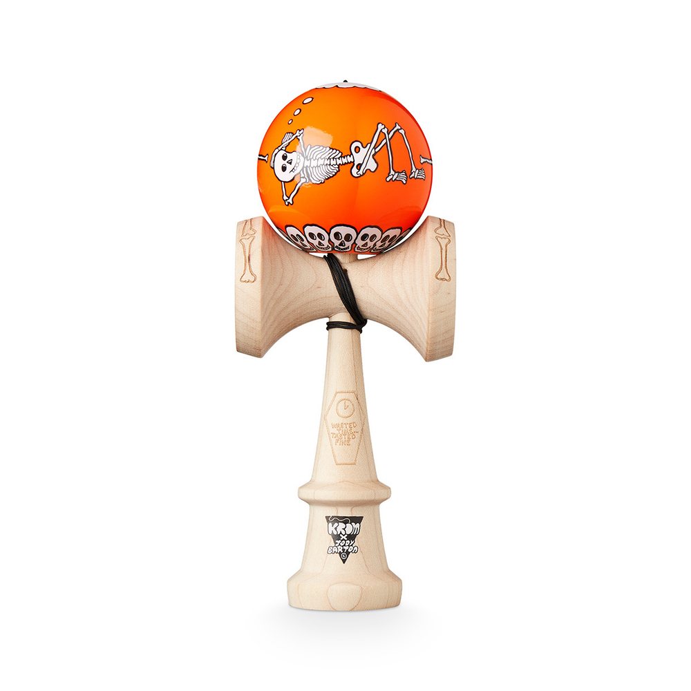 Кендама KROM x Jody Barton Skeletons Orange