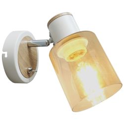 Светильник настенно-потолочный спот Rivoli   7057-701 1 х Е27 40 Вт поворотный с выключателем