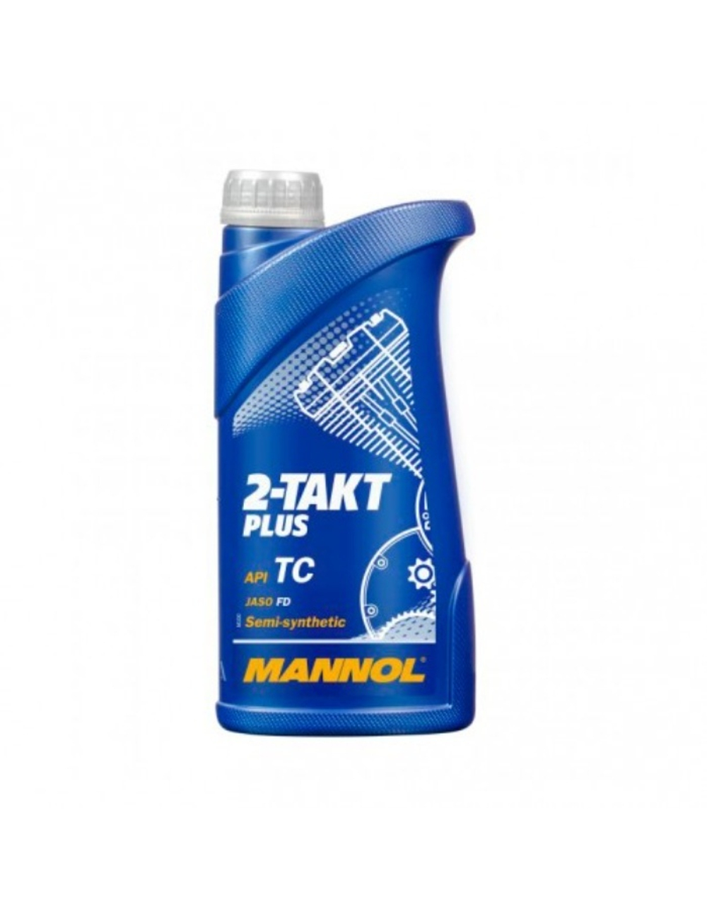MANNOL 7204 2-Takt Plus API TC п/синт Масло моторное, 1л