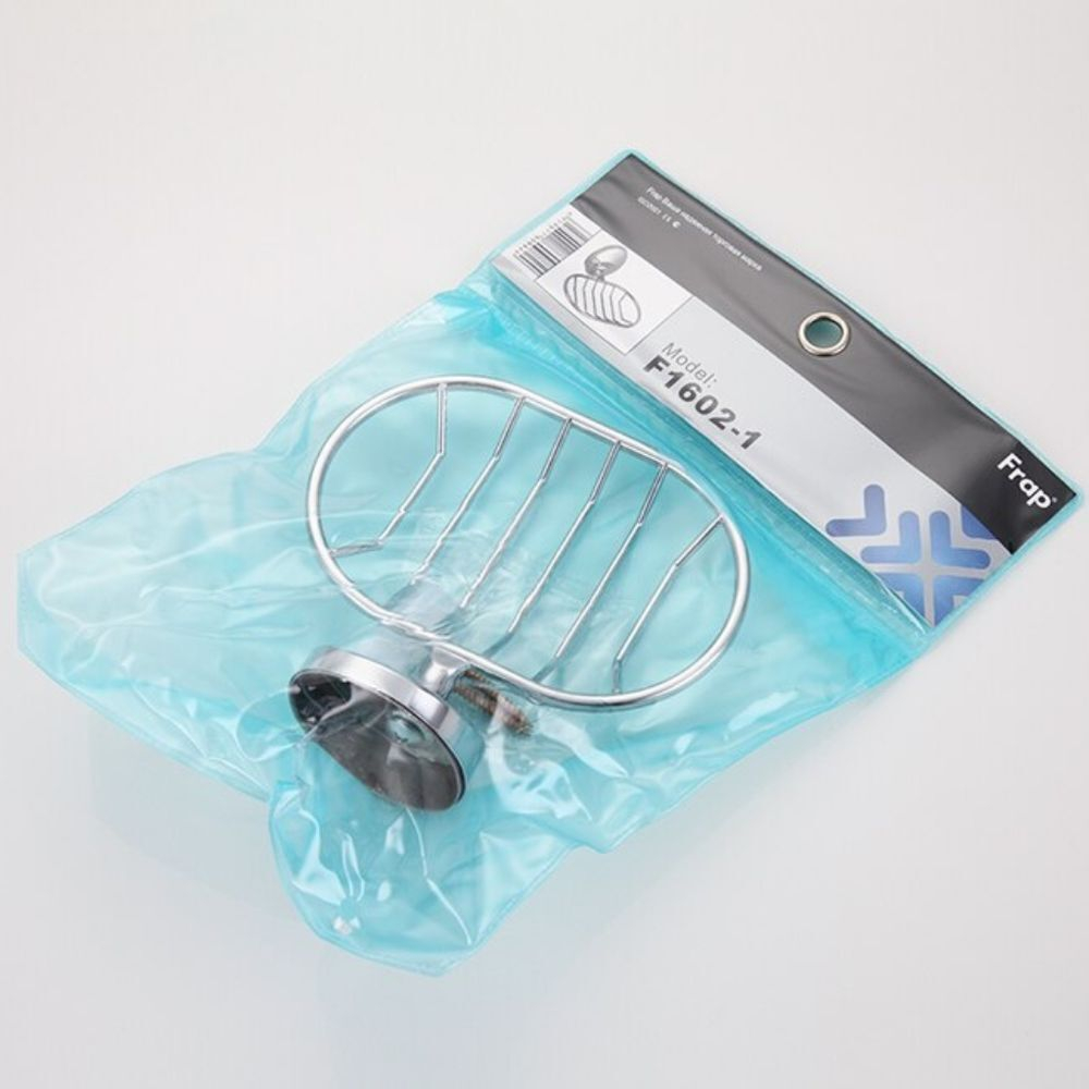 Мыльница настенная, Frap, латунь, хром, F1602-1